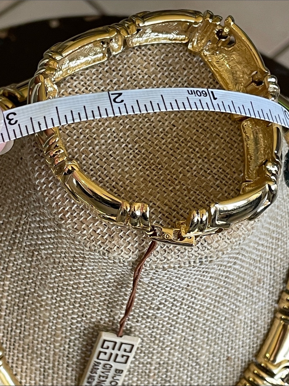 Givenchy Gold Chunky Link Necklace and Bracelet Set - Picture 5 of 6